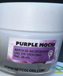 Colors Extracts Flower Purple Mochi